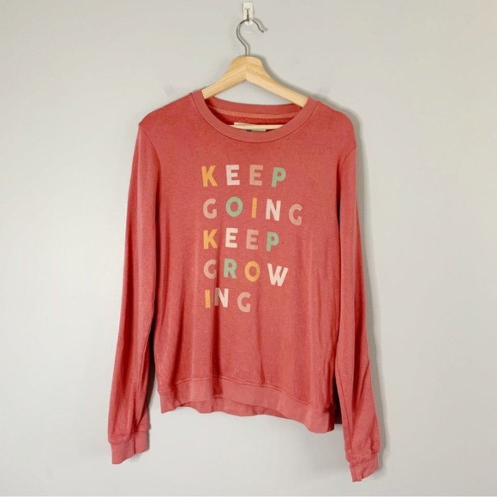 Anthropologie Ribbed Scoop Neck Long Sleeve Top Shirt Blouse